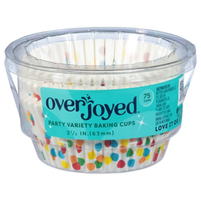 Overjoyed Baking Cups 2.5 Inch Party Variety - 75 Each - Image 2
