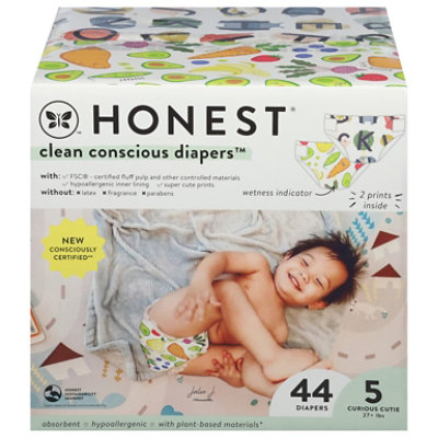 Honest So Delish All Letters Size 5 Diapers - 44 Count - Image 3