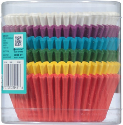 Overjoyed Rainbow Baking Cups 2.5 Inch Family Pack - 150 Each - Image 3