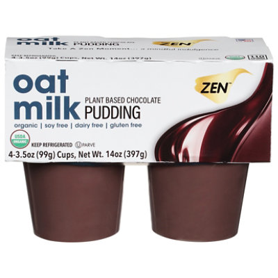 Zen Oat Milk Pudding Chocolate 4pc - 4-3.5 Oz