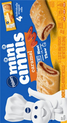 Pillsbury Mini Cinnis Pull-Apart Caramel Rolls 4 Count - 9.32 Oz - Image 5
