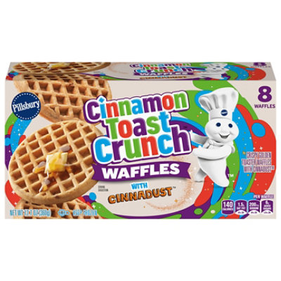 Pillsbury Cinnamon Toast Crunch FrOzen Waffles 8 Count - 12.7 Oz - Image 3