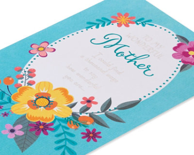 American Greetings Wonderful Mother Mother's Day Card - Each - Image 4