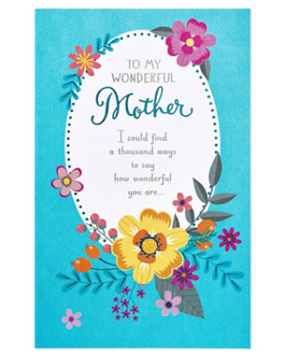 American Greetings Wonderful Mother Mother's Day Card - Each - Image 5