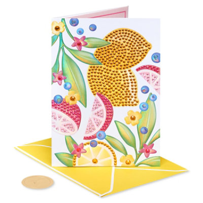 Papyrus Fruit with Flowers Spring Card - Each - Image 5
