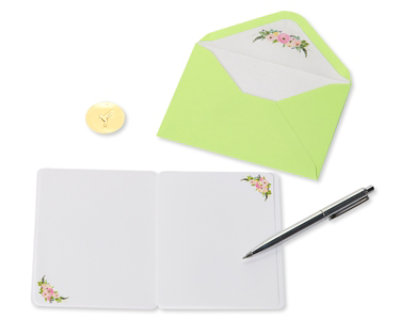 Papyrus Owl with Flowers Spring Card - Each - Image 2
