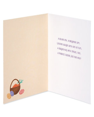American Greetings Happy Easter Bunny Cards 6 Count - Each - Image 2