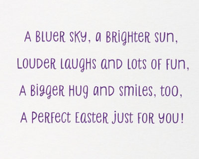 American Greetings Happy Easter Bunny Cards 6 Count - Each - Image 5