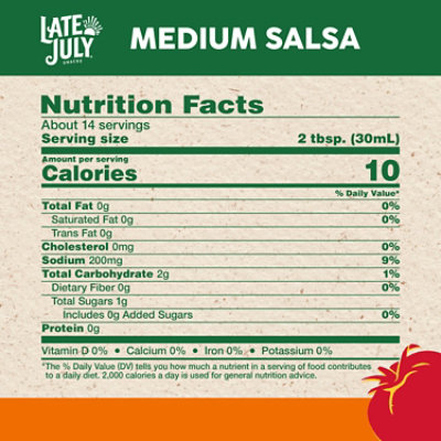 Late July Snacks Salsa Medium Jar - 15.5 Oz - Image 4