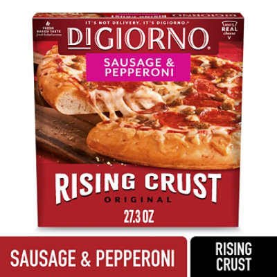 Digiorno Rising Crust Sausage And Pepperoni Pizza - 27.3 Oz - Image 1