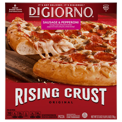 Digiorno Rising Crust Sausage And Pepperoni Pizza - 27.3 Oz - Image 1