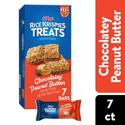 Kelloggs Rice Krispies Treats Chocolate Peanut Butter - 4.9 Oz - Image 1