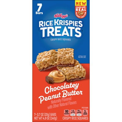 Kelloggs Rice Krispies Treats Chocolate Peanut Butter - 4.9 Oz - Image 6