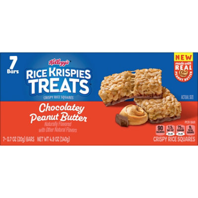 Kelloggs Rice Krispies Treats Chocolate Peanut Butter - 4.9 Oz - Image 7