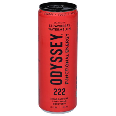 Odyssey Elixir Sparkling Beverage Strawberry Watermelon - 12 Fl.Oz. - Image 2