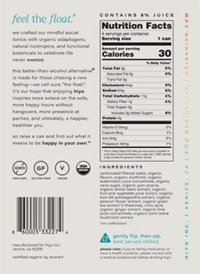 Hiyo Seltzer Watermelon Lime 4pk -12 Fl.Oz. - Image 5