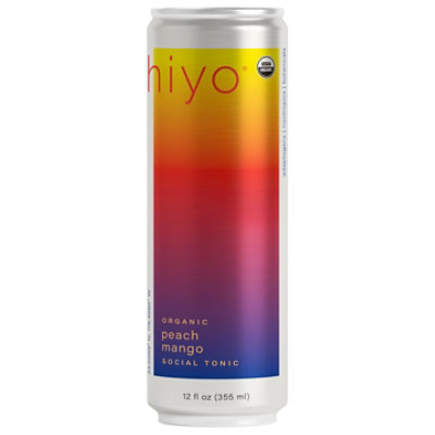 Hiyo Seltzer Peach Mango - 12 Fl.Oz. - Image 1