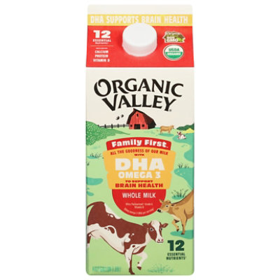 Organic Valley Og2,dha,whl,omega3 Milk - 64 Fl.Oz. - Image 1