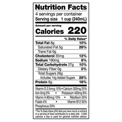 Trumoo Milk Whole Strawberry Vitamin D Ultra-pasteurized Quart Paper Carton Gable/tetra Top - Quart - Image 2