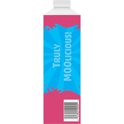 Trumoo Milk Whole Strawberry Vitamin D Ultra-pasteurized Quart Paper Carton Gable/tetra Top - Quart - Image 3