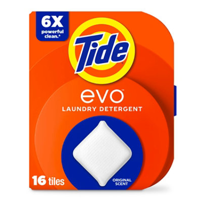 Tide Evo Laundry Detergent Fiber Tiles, Original Scent - 16 Count - Image 2