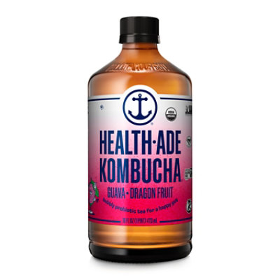 Health Ade Guava Dragonfruit Kombucha - 16 Fl.Oz. - Image 1