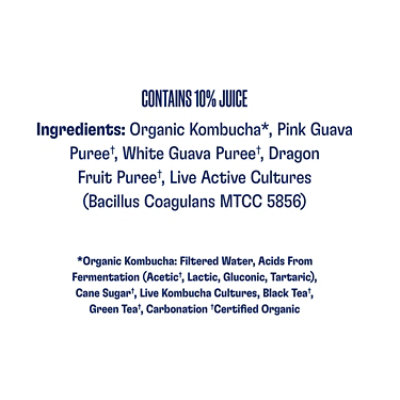 Health Ade Guava Dragonfruit Kombucha - 16 Fl.Oz. - Image 3