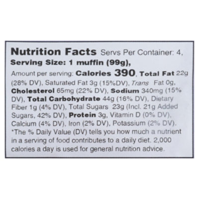 Antoninas Muffins Blueberry Gf 4Count - 14 OZ - Image 4
