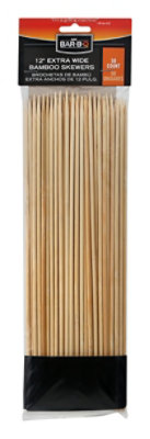 Mr Bbq Wide Bamboo Skewers - 50 Count - Image 1