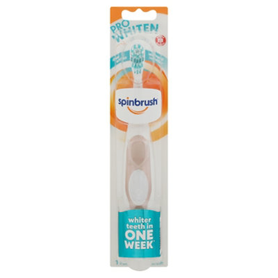 Spinbrush Pro White Medium 4 Pack 1ct - Each - Image 3