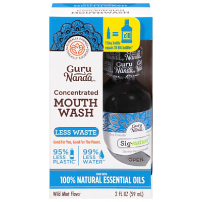 Gurunanda Concentrated Mouthwash 2oz 2 FZ acmemarkets