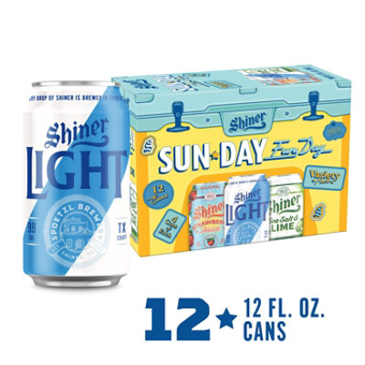 Shiner Sunday Funday Variety 12pk In Cans -12Fl.Oz. - Image 1