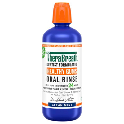 Therabreath Healthy Gums Oral Rinse Clean Mint 1 Liter Coupon - 33.8 Fl.Oz. - Image 3