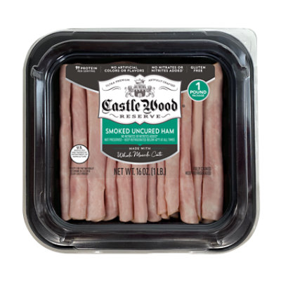 Castle Wood Reserve Smoked Uncured Ham - 16 Oz