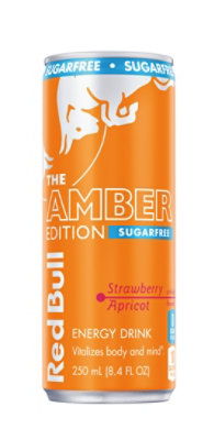 Red Bull Amber Edition Sugar Free - 8.4 Fl.Oz. - Image 1