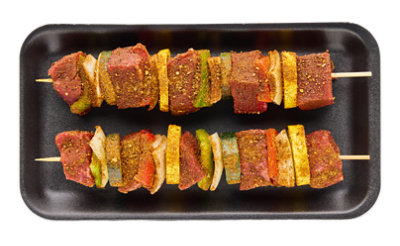 Usda Choice Beef Kabob With Vegetable Smokey Hot SEachsoning - Lb - Image 1