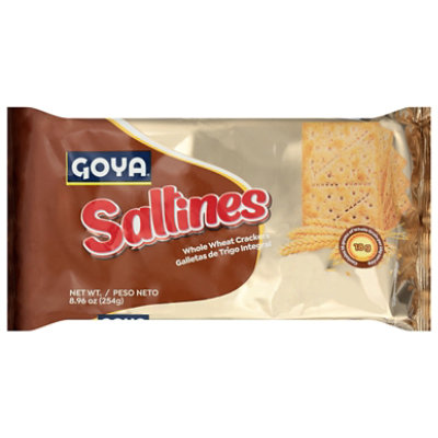 Goya Saltines Whole WhEacht Crackers - 8.96 OZ - Image 1