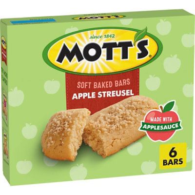 Motts Soft Baked Apple Streusel Bars 6 Count - 5.76 Oz - Image 3