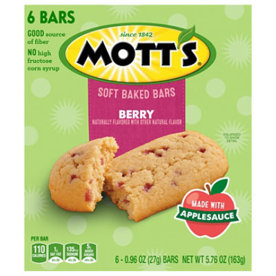 Mott's Soft Baked Berry Bars 6 Count - 5.76 Oz - Image 3