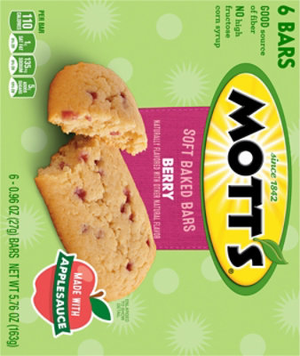 Mott's Soft Baked Berry Bars 6 Count - 5.76 Oz - Image 5