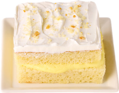 Tres Leches W/lemon Bettercreme Cake Slice - Each - Image 1
