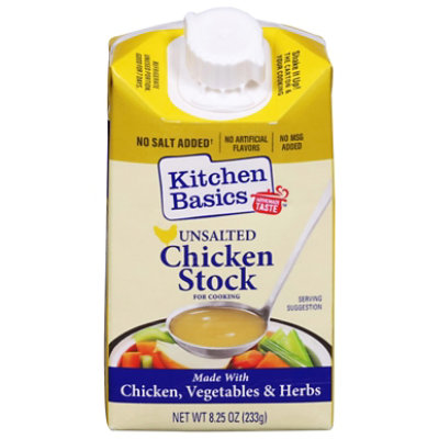 Kitchen Basics Chicken Stock Unsalted - 8.25 Oz - Image 1