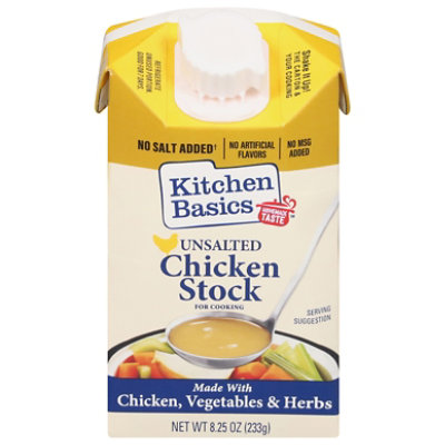 Kitchen Basics Chicken Stock Unsalted - 8.25 Oz - Image 1