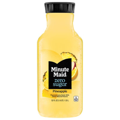 Minute Maid Zero Sugar Pineapple Nc Bottle - 52 Fl. Oz. - Image 3