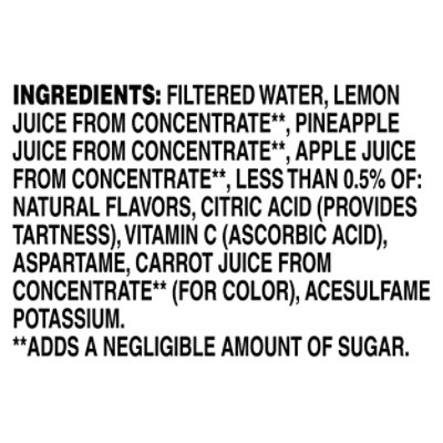 Minute Maid Zero Sugar Pineapple Nc Bottle - 52 Fl. Oz. - Image 5