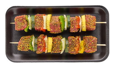 Usda Choice Beef Kabob With Vegetable Cajun Seasoning - 0.5 Lb - Image 1