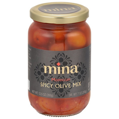 Mina Olives Mixed Spicy - 12.5 Oz - Image 2