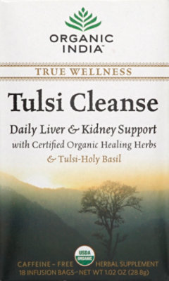 Organic India Tea Tulsi Cleanse Organic - 18 Count - Image 2