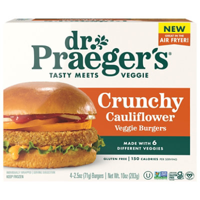 Dr Praeger Burger Veggie Crunchy Cauliflower - 10 Oz - Image 3