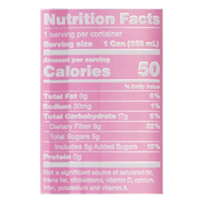 OLIPOP Peaches & Cream Prebiotic Soda Can - 12 Fl. Oz. - Image 4